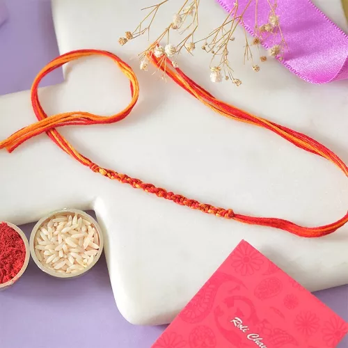 Traditional Rakhi with Complimentary Gifts