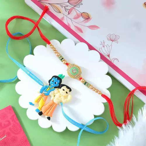 Classic Rakhi Pair Celebration Set