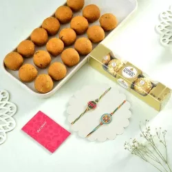 Festive Rakhi & Treats Combo