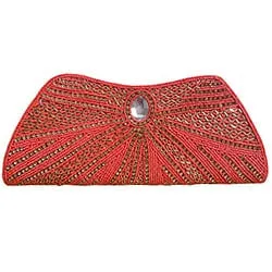 Send Stone Studded Clutch 