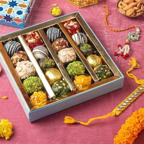 Fusion Sweet Treats  N  Rakhis Gift Box