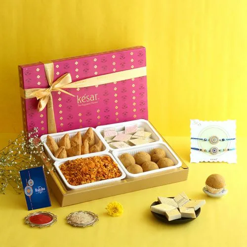 Festive Rakhi  N  Treats Gift Box