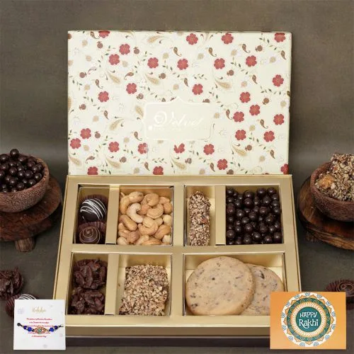Nutty Chocolate Rakhi Indulgence Box