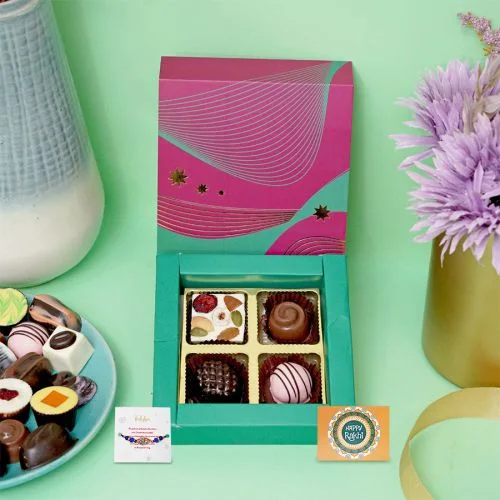 Rakhi Blessings  N  Chocolaty Indulgence Gift