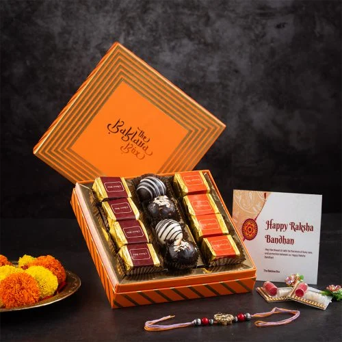 Vibrant Rakhi Sweet Gift Set