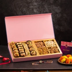Graceful Rakhi  N  Treats Box