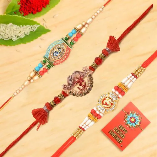 Cherished OM Rakhi Ensemble
