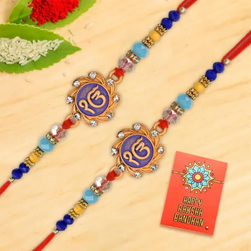 Classic Ek Onkar Rakhi Set