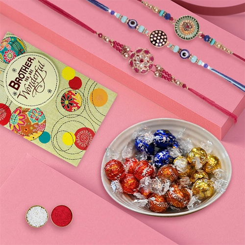 Rakhi Celebration Chocolate Treat Set Rakhi Celebration Chocolate Treat Set